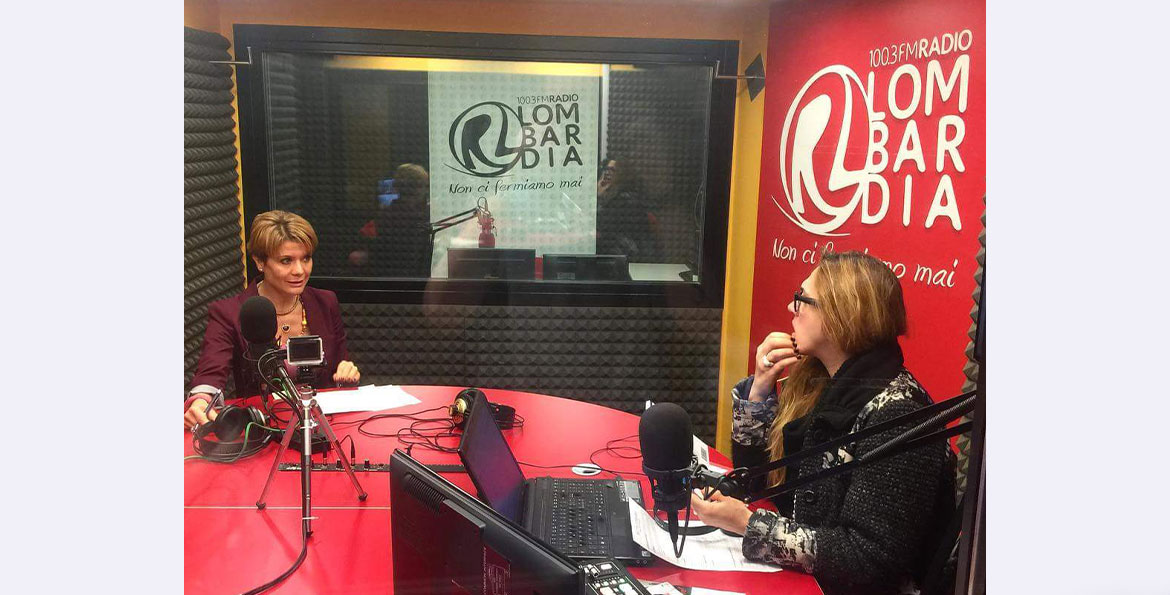 Letizia Ciancio interviene a Radio Lombardia